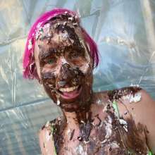 CreamMeAgain: I got pied by a new friend!