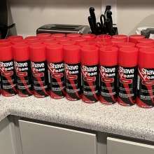 66Pies: Shaving cream overload