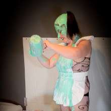 MissNoire - EffToy: Cake Batter 101--Sissy Cuffed, Gagged and Chastity Humiliation