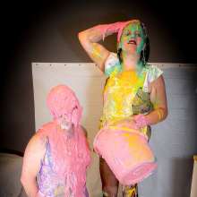 MissNoire - EffToy: Cake Batter 101--Sissy Cuffed, Gagged and Chastity Humiliation