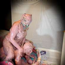MissNoire - EffToy: Cake Batter 101--Sissy Cuffed, Gagged and Chastity Humiliation