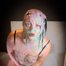 MissNoire - EffToy: Cake Batter 101--Sissy Cuffed, Gagged and Chastity Humiliation