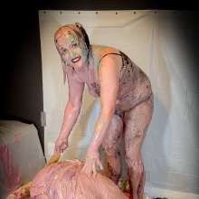 MissNoire - EffToy: Cake Batter 101--Sissy Cuffed, Gagged and Chastity Humiliation