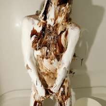 RevSlymsford: Kaydens X Rated Naked Head 2 Toe In Marshmallow + Dildo Wank