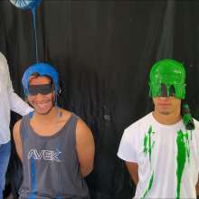 RevSlymsford: Marcos + Oisin Tied Up For Honey + Slime Trashing By Cillian