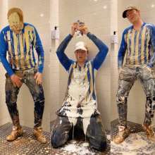 vstyle83: Messy Adidas and Nike in Hotel Room Shower