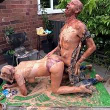 custardcouple: Messy Fill Our Jeans Sex