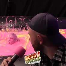LiquidX: Callum Plunged in Overalls after mixing 3,000 litres of Gunge