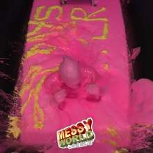 LiquidX: Callum Plunged in Overalls after mixing 3,000 litres of Gunge
