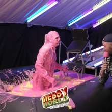 LiquidX: Callum Plunged in Overalls after mixing 3,000 litres of Gunge