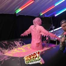 LiquidX: Callum Plunged in Overalls after mixing 3,000 litres of Gunge