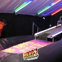 LiquidX: Callum Plunged in Overalls after mixing 3,000 litres of Gunge
