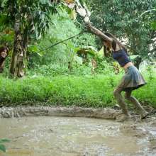 dlodoski: Angel and Crystal, Mud Tug of War--Photos