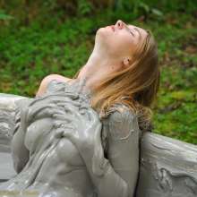 dlodoski: Ashley is Nude for Some Mud Tub Fun--Photos