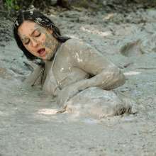dlodoski: Brittany Has Fun in the Bubbling Mud--Photos