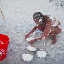 Alana SexyMessyBabes: Naughty on the Beach