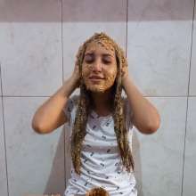 RevSlymsford: Patricia's Peanut Butter Shampoo Fun