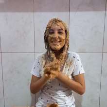 RevSlymsford: Patricia's Peanut Butter Shampoo Fun