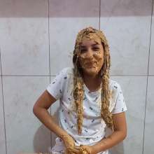 RevSlymsford: Patricia's Peanut Butter Shampoo Fun