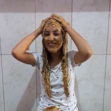 RevSlymsford: Patricia's Peanut Butter Shampoo Fun