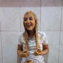 RevSlymsford: Patricia's Peanut Butter Shampoo Fun