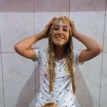 RevSlymsford: Patricia's Peanut Butter Shampoo Fun