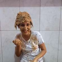 RevSlymsford: Patricia's Peanut Butter Shampoo Fun