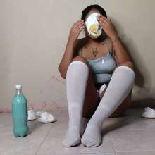 KendraCreampie: Playing with Pies Wearing White Socks