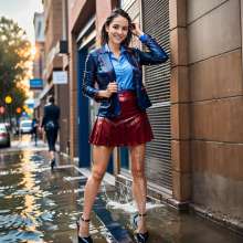 Wetmaxiskirts: Glamour AI Wetlook (including some sweaters, business wear and uniforms)