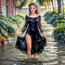Wetmaxiskirts: Glamour AI Wetlook (including some sweaters, business wear and uniforms)