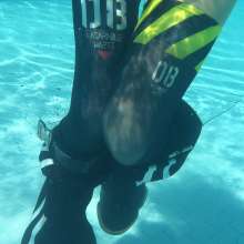 RSSRuinStreetStyle: Cyber Girl Soaked In Slimy Lube After Pool Wearing Swimsuit, Stockings