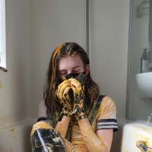 filthyfemboy: Very Messy Femboy