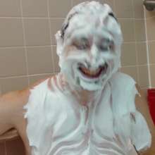 mhop: Shaving Foam Head Dunks