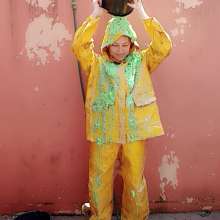Thefetishgirl: Slime Rainwear Fun and Clean Off