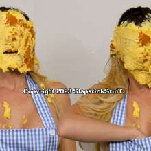 SlapstickStuff: Elly Returns to SlapstickStuff as a (Not Quite) Naked Baker!