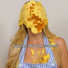 SlapstickStuff: Elly Returns to SlapstickStuff as a (Not Quite) Naked Baker!