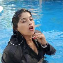 Hikari-Studio-Wam: Submerged in the Pool in a Business Suit