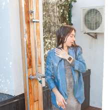wet.look.me: Wetlook girl in shower gets wet in the dress | Wetlook.biz
