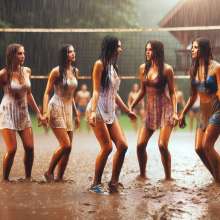 Poseidon: More Mud Volleyball--Sorority Sisters vs Corporate Women