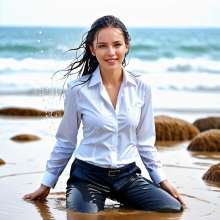 AiWetlook: Wet business suits