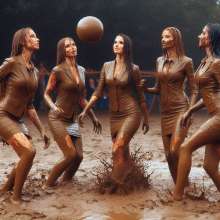 Poseidon: More Mud Volleyball--Sorority Sisters vs Corporate Women
