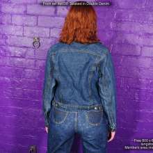 DungeonMasterOne: Miss Abigail Drenched in Double Denim!