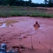 TannerQS: Almost Caught in Construction Mud (camera 1)