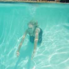 WetlookFashion: Angel Swims in Ripped Jeans and Crop Top