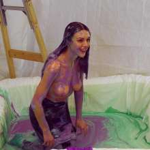 HotWamHD: Antonia's Gunge Yoga Leotard Try-on Pt2  now in umd store!