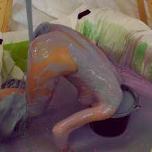 HotWamHD: Antonia's Gunge Yoga Leotard Try-on Pt2  now in umd store!