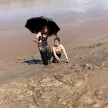 VioletVixen: BDSMud Dirty Lesbian Domination Outdoors Ft. Honeysuckle