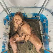 CheekyLuna: CheekyLuna's Anal Hook Triggered Gunge Tank