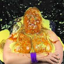 CheekyLuna: CheekyLuna's Custard And Caramel Face And Boobs