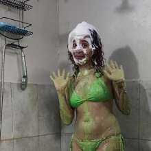 Ready2Wam Studio: Danna Gets Wet After Rock Paper Scissors with Maya